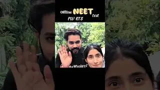 My first Offline NEET Test of PW RTS‼️⚠️#neet2026 #neettest #minivlog