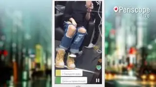 Дарья Пынзарь в салоне красоты в Periscope live