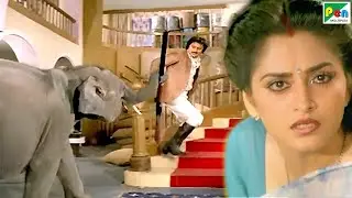 रामू हाथी ने बचाई जया की जान | Main Tera Dushman | Jackie Shroff, Jaya Prada, Sunny Deol, Sridevi