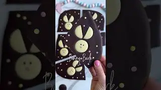 No Bake Easter Dessert: Bunny Bark (only 3 ingredients) #easterdessert #springdessert #chocolatebark