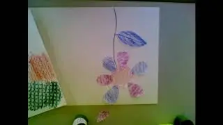 Texture rubbing collage