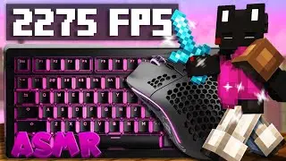 Crisp BedWars ASMR Keyboard Sounds | Hypixel Gameplay