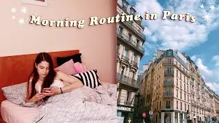 My Relaxing Morning Routine in Paris, France 💆🏻&zwj;♀️☀️| de-stressing & calming morning routine