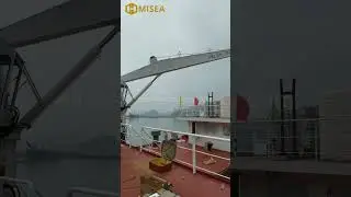 The Misea 5T 13M marine stiff boom crane has successfully completed installation and commissioning.