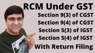 Reverse Charge Mechanism in GST | RCM in GST | RCM Accounting Entries in GST