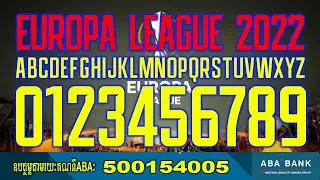 Legia Warszawa Europa league 2022 Football Font By black Font Free All Download for OTF And AI 2022