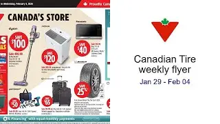 Canadian Tire weekly flyer Jan 29 - Feb 04