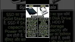 Difference between SSD and HDD || SSD vs HDD || computer Hard drive