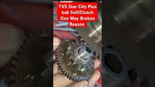 TVS Star City Plus bs6 self/Clutch One way Broken Reason#viralvideo#shortvideo#shortsviral#shorts