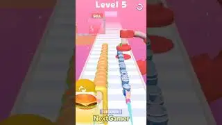 Burger Race 🍔🍷Mobile Gameplay By NextGamer (Android,iOS) Level 5