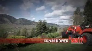 KIOTI CS2410 Tractor with Mid-Mount Mower