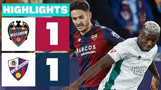 LEVANTE UD 1 - 1 SD HUESCA I RESUMEN LALIGA HYPERMOTION