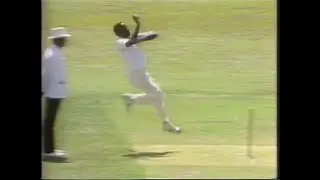DEVON MALCOLM 4-60 WEST INDIES v ENGLAND 3rd TEST MATCH DAY 1 TRINIDAD MARCH 23 1990