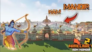 We build RAM MANDIR in Minecraft SURVIVAL Part 2