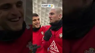 Chilly, Lyanco? 🥶😂 #saintsfc #premierleague #shorts