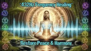 432Hz Healing Frequency  Restore Inner Peace & Natural Harmony #healingfrequencies #love