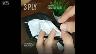 BMASK - Masker kain waterproof 3 ply (non medis)