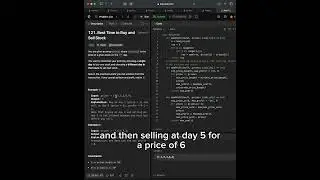 121. Best Time to Buy and Sell Stock #leetcode