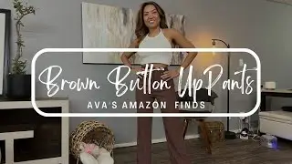AMAZON FIND - SweatyRocks Women's Elegant Long Pants | Perfect fit! Professional, yet sexy & comfy!