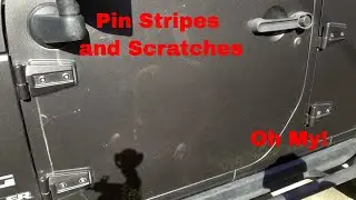 Clear Coat Scrach and Pin Striping Removal