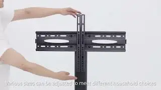 TB002 free standing TV Stand with heady ducy base