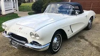 1962 White Corvette 327/340 with Hardtop, from www.TheVetteNet.com, call 866.838.8363