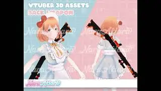 Super Cool 3D Assets Weapon for Vtuber Design