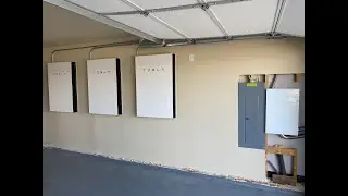 3 Tesla Powerwall Installation (Garage)