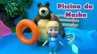 Masha e o Urso! Tubarão na Piscina? #mashaandthebear #mashaeourso #tiacris