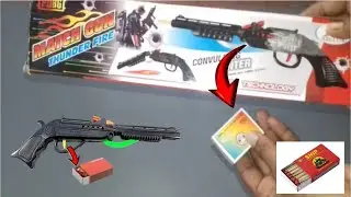Match gun | Thunder fire | fire gun | machis ki gun | diwali special | how to use matchsticks gun