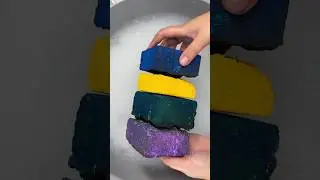 Chalk Blocks Water Crush  #asmr #gymchalk