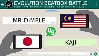 MR DIMPLE  🇲🇾 VS KAJI 🇯🇵 | QUARTER FINALS | EVOLUTION BEATBOX BATTLE S11
