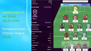 MY FPL GAMEWEEK 21 TEAMSELECTION |  @WeAreTottenhamZ TRIPLE CAPTAIN HAALAND | PREMIER LEAGUE 25/26
