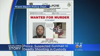 Police Arrest Suspected Triggerman In South Beach Alley Murder