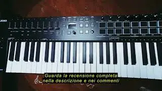Recensione del M-AUDIO Oxygen Pro Mini Controller MIDI a 32 tasti USB per MacOS e WinOS, con beat pa