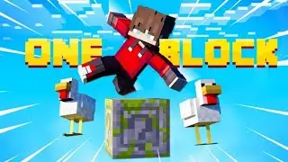 Make dimond armour in one block multiplayer minecraft  funny gameplay #2
