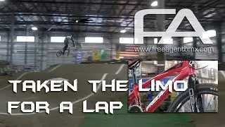 Lap w/ a stock #FreeAgentBMX Limo