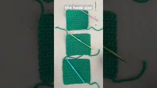 Why the Size of Your Crochet Hook Matters #amigurumiforbeginners #crochetinstructions