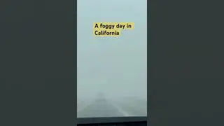 Sương m&ugrave; d&agrave;y đặc ở California.#suongmu #thoitiet #california #fog #weather#