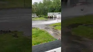 Cars vs puddles - NJ Heavy Rain - Driving through water