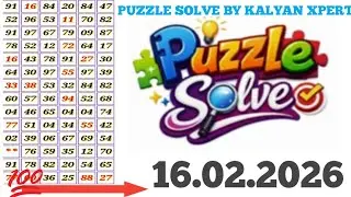 Puzzle Solving 16/02/2026 ||  Reasoning Tricks In Hindi  || Solved Puzzle By Kalyan Xpert
