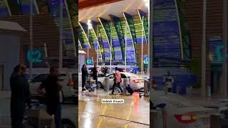 Beautiful 😍 night view of Jeddah airport #shortvideo #jeddahairport #saudiarabia #airport #travel