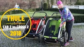 Por&oacute;wnanie przyczepek rowerowych THULE Chariot Cab 2 vs THULE Chariot Cross 2