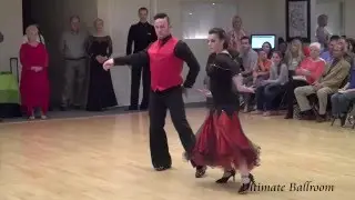 Dramatic Tango Showdance at Ultimate Ballroom Dance Studio in Memphis