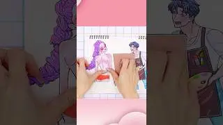KPOP DEMON HUNTER - RUMI HUNTRIX на уроке рисования JINU SAJA BOYS | Книга наклеек своими руками