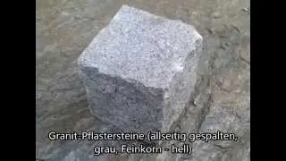 B&M GRANITY - Naturstein-Pflastersteine - schlesische Steine (Granit, Syenit) aus Polen