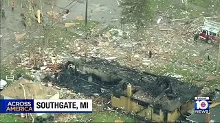 Woman killed, man badly injured in explosion that destroyed Michigan home
