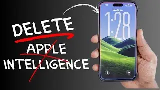 How to DELETE Apple Intelligence DATA on iPhone?