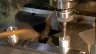 Blind hole broaching with a CNC mill