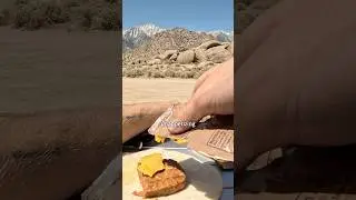 24hrs eating MREs - car camping in mountains #camping #carcamping